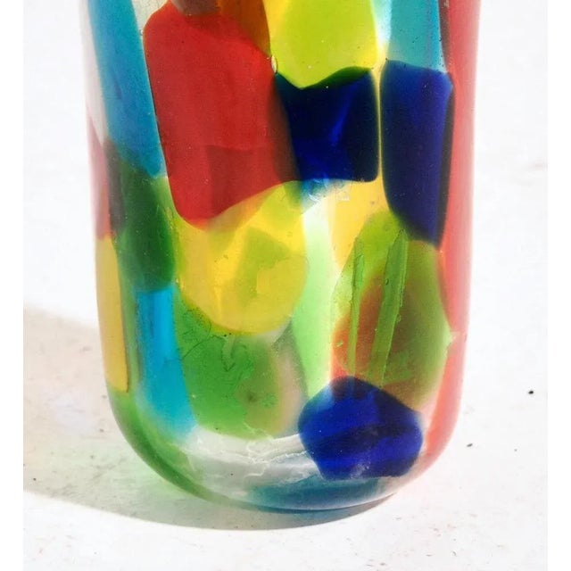Italian Multicolored Vase, 1920s / 30s For Sale - Image 4 of 5
