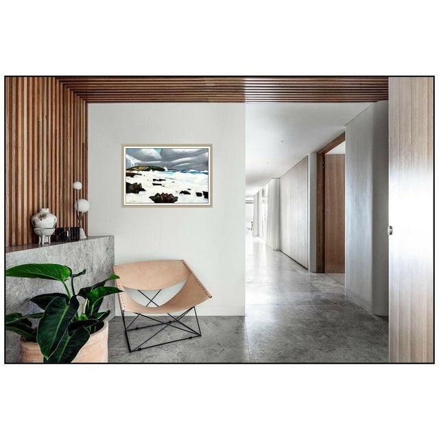 Message us to inquire about custom framing options! (Included for free with every purchase) The artwork here, "The Break",...