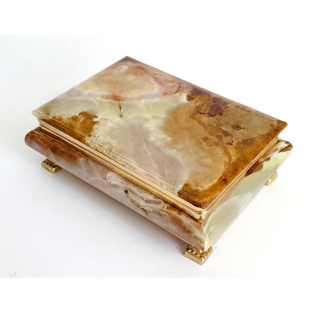 Gemstone Box Jewelry Onyx Marble For Sale - Image 7 of 12
