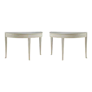 Pair of Swedish Painted Console Tables