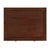 Wood Nora 21 in. W Rectangular Wood 1 Drawer Small Nightstand with Lower Open Shelf, Walnut For Sale - Image 7 of 8