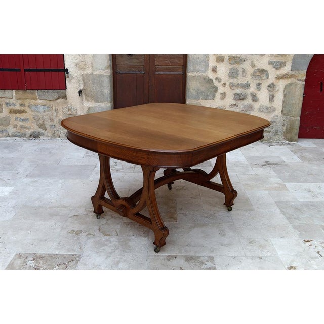 Art Nouveau Dining Room Table by Maison Krieger, 1900 For Sale - Image 4 of 18