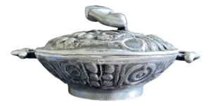 Brutalist Donald Drumm Aluminum Covered Dish Casserole