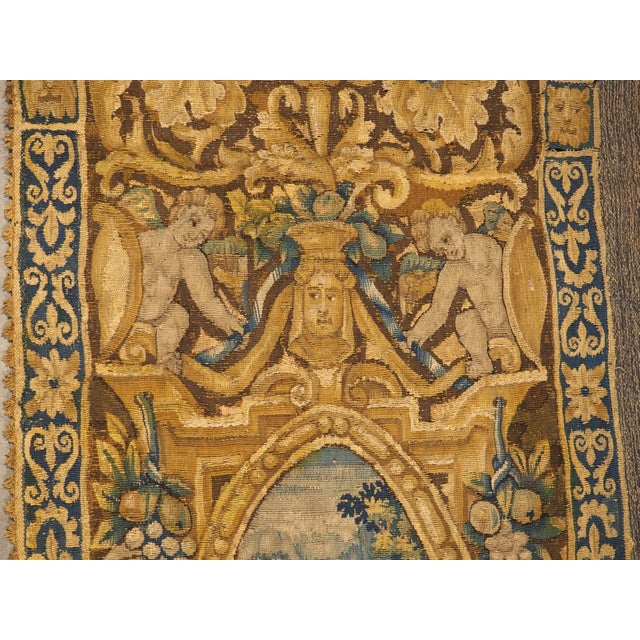 Circa 1700 Silk Brussels Tapestry Fragment, the Divine Order of the Universe For Sale - Image 17 of 18