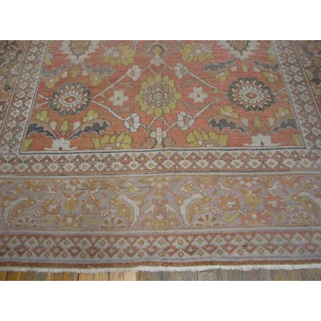 Antique Large Scale Rustic Color Persian Khorassan Gallery Size Rug 8 x 15'8" For Sale - Image 4 of 6