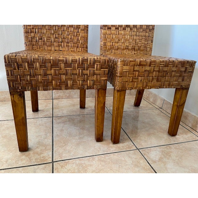 Vintage Rattan Chairs For Sale - Image 10 of 13