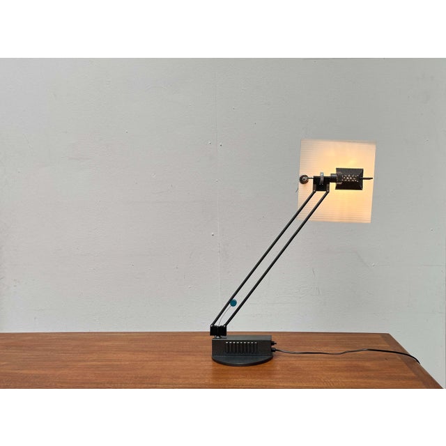 Vintage Table Lamp by Sacha Ketoff for Aluminor, France, 1980s For Sale - Image 17 of 18
