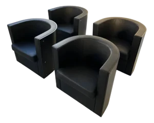 D62 Club Chairs by El Lissitzky for Tecta, Set of 4