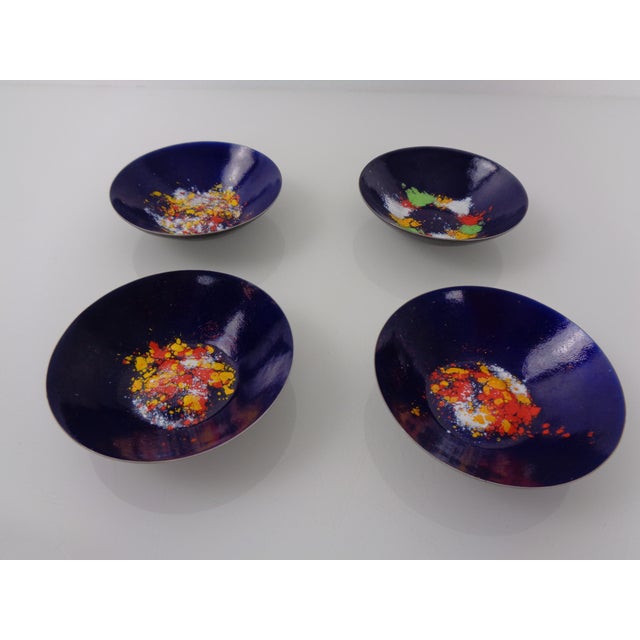 Vintage Fischland Enamelled Bowls, 1960s, Set of 9 For Sale - Image 11 of 18
