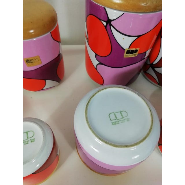 Ceramic Kitchen Set by Franco Pozzi, Italy, 1960s, Set of 15 For Sale - Image 9 of 18