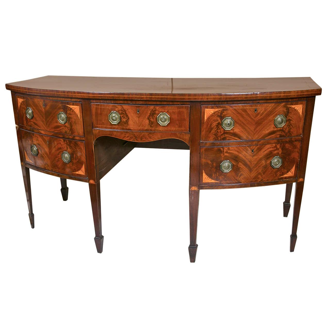 English Style Mahogany Sideboard Chairish