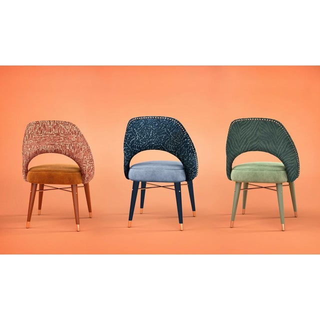 Red Shirley Dining Chair by Ottiu For Sale - Image 8 of 18