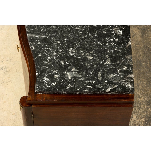1930s French Art Deco Rosewood Sideboard With Black Marble Top For Sale - Image 15 of 18