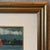 Wood Vintage Seascape Art Oil Painting of Nautical Sailboats Venice Italy in a Gold Frame For Sale - Image 7 of 12