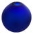 Blue Murano Glass Ball Vase from Cenedese Vetri, 1980s For Sale
