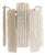Listelli Murano Glass Wall Sconce with Diamond Strips by Simoeng For Sale