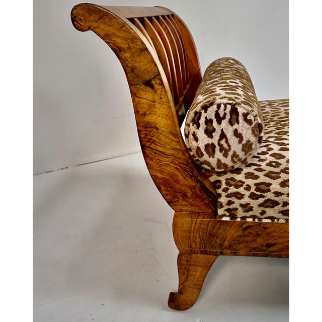 Biedermeier Chaise Longue, Vienna, Austria C1830 For Sale In New York - Image 6 of 8