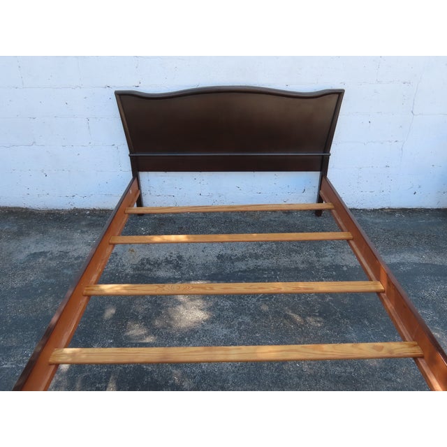 Mid Century Modern Full Size Bed 6358 For Sale - Image 9 of 13
