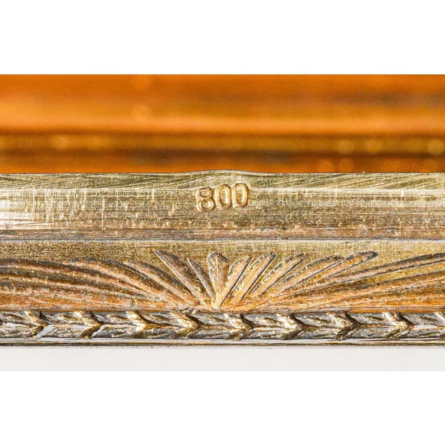 Amazing European 19th Century Antique Continental 800 Silver Gold Gilt Enamel Snuff Box Nereid Riding Hippocamp Neoclassical Art Tobacciana For Sale - Image 11 of 16