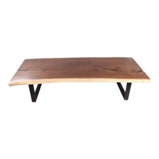 118" Inch Living Edge Desk or Dining Table 4 For Sale