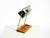 1960s Large Table Lamp with Brass Frame, Teak Base, and Green Lampshade from Temde, 1960s For Sale - Image 5 of 18