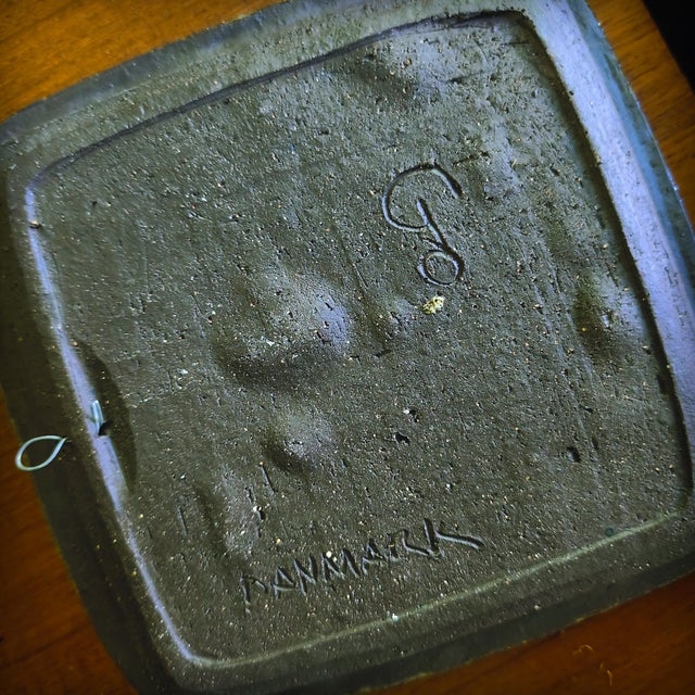 Ceramic Wall Plate by Herluf Gottschalk Olsen, Denmark, 1960s For Sale - Image 15 of 16