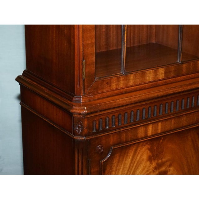 Vintage Hardwood Breakfront Display Bookcase from Bevan Funnell For Sale - Image 17 of 18