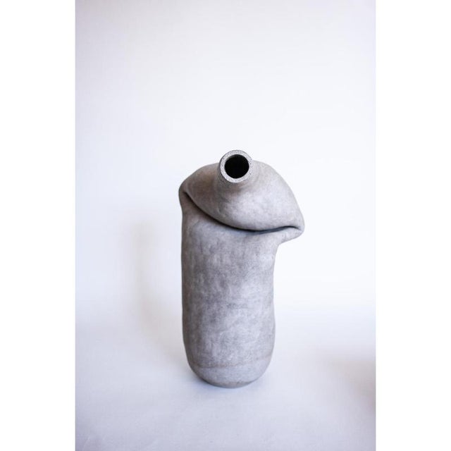 Ceramic Under the Bench Decorative Ceramic Vase by Lillian Tørlen For Sale - Image 7 of 10