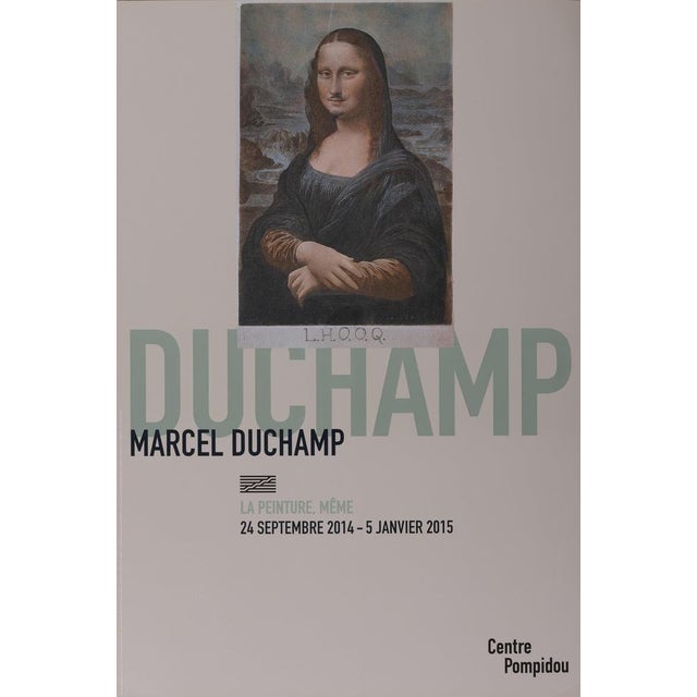 Pompidou Poster attributed to Marcel Duchamp, 2015 For Sale - Image 6 of 6