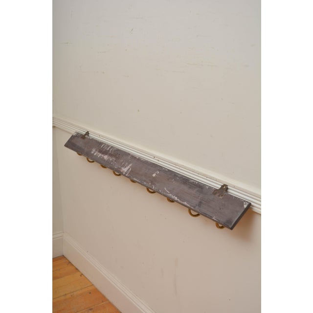 P0297 a stylish and generously proportioned late 19th-century victorian antique wall-mounted coat rack. This long piece...