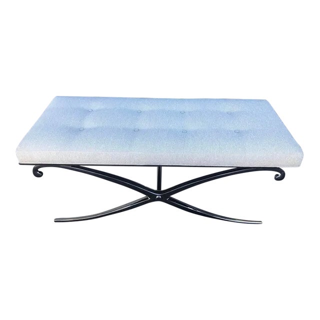 Vintage Hollywood Regency Bench For Sale