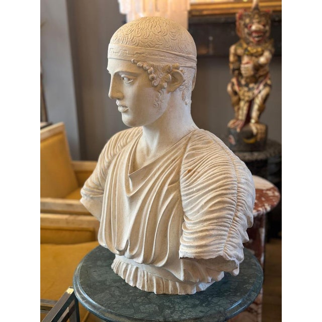 After the the statue from antiquity, a plaster bust from the 19th century images are a true reflection of condition The...