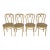 Mid 20th Century Set of Four Douglas Furniture Thonet Style Faux Bentwood Metal & Vinyl Upholstered Chairs For Sale