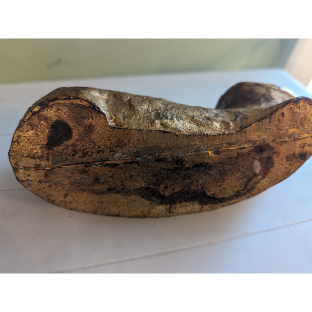 1970s Modern Designed Brass Cat Figurine For Sale - Image 4 of 4