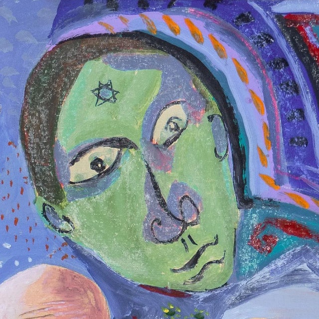 Textile 'Portrait of Henry Miller' by Jean Varda, 1971, Millerania, Tropic of Cancer, Big Sur, Paris, Anaïs Nin For Sale - Image 7 of 11