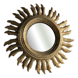 Gilt Wood Sunburst Mirror, 1960s