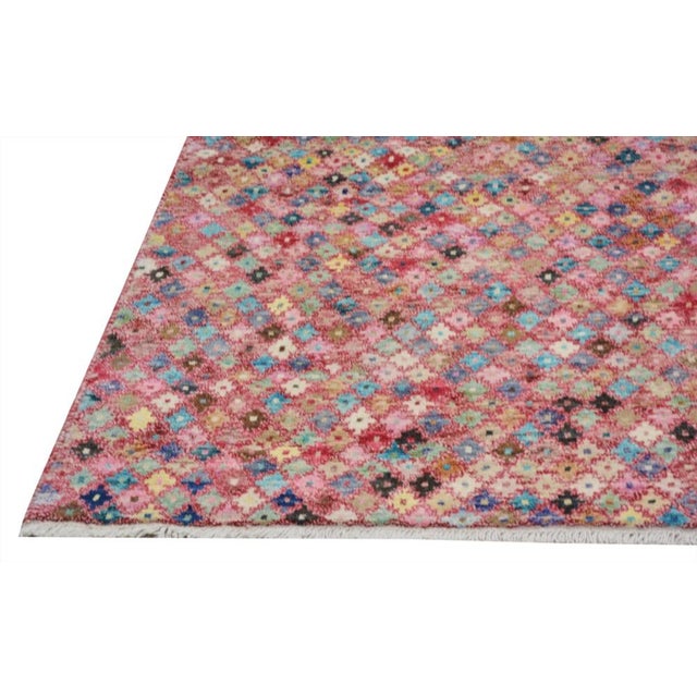 2020s Contemporary Moroccan Modern Hand Knotted Wool Rug, 6'6X9'3 For Sale - Image 5 of 6