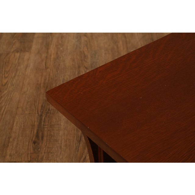 Stickley Mission Collection Oak Cocktail Table For Sale - Image 17 of 18
