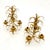 Late 20th Century Decorative Italian Gold Gilt Metal & Crystals Candle Stands MINT For Sale - Image 4 of 10