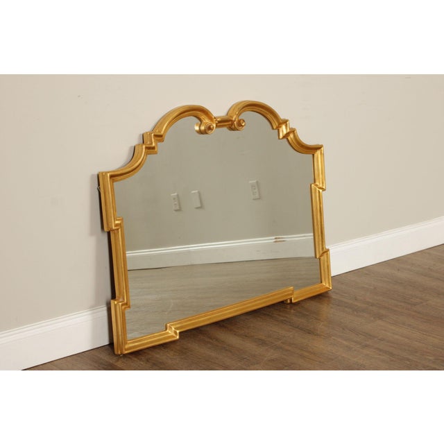 High Quality Carved Giltwood Scrollwork Fireplace or Mantel Mirror