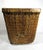 Vintage Square Woven Wicker Basket, Tapered Design Tightly Braided For Sale - Image 9 of 9