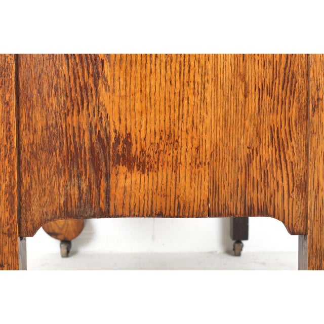 Antique American Empire Oak Bedroom Dresser For Sale - Image 13 of 15