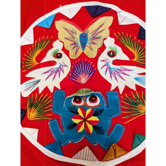 Vintage Double Sided Reversible Handmade Chinese "Bai Jia Bei" Quilt For Sale - Image 14 of 16