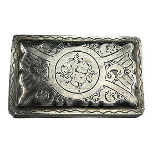 Dutch Pillbox, 833 Silver, Circa 1857