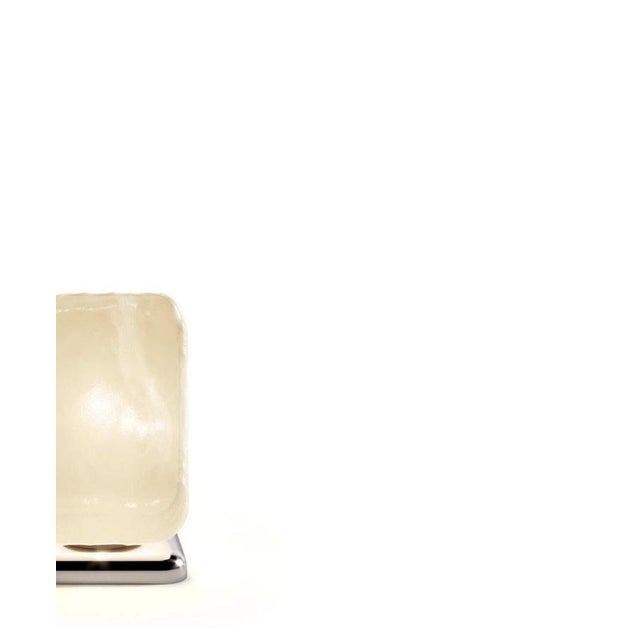 Glass Tangelder Wax Stone Glass Table Lamp I by Linde Freya for Cassina For Sale - Image 7 of 18