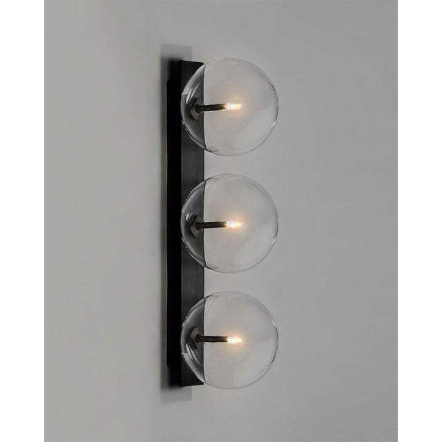 Oslo Triple Sconce For Sale In Greensboro - Image 6 of 12