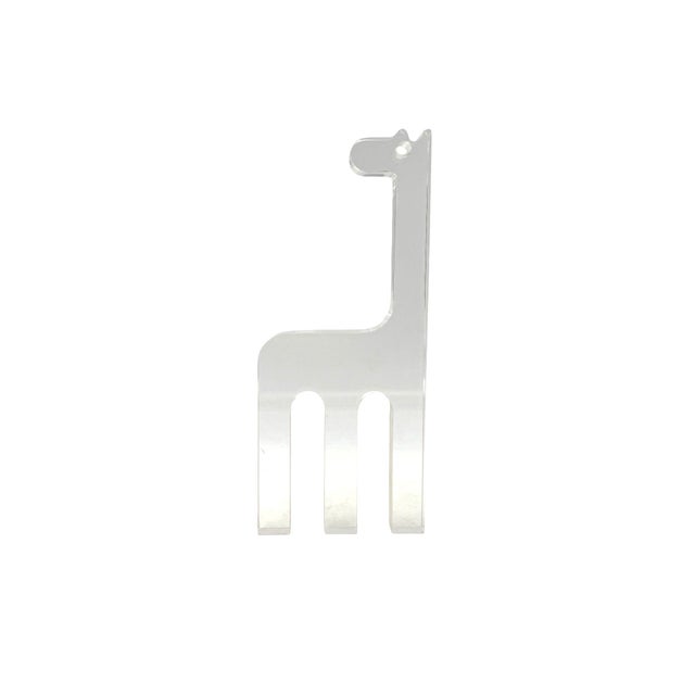 Plastic Acrylic Giraffe Sculpture by Silvio Russo for Guzzini, Italy, 1970s For Sale - Image 7 of 13