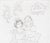 Figurative Etching of Two Girls in Gowns, Line Drawing by Dorian Krausz For Sale - Image 4 of 6