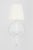 Transitional Mark D. Sikes 1 Light Windsor Wall Sconce, White Plaster For Sale - Image 3 of 6