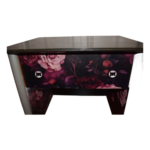 The 'Enchanted Rose' Cat Hideaway & Nightstand For Sale